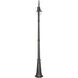 Orion 1 Light 94.63 inch Black Post Light, Solar